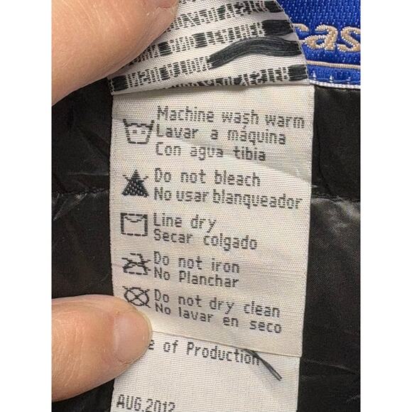 Sportscaster Men’s Down Puffer Jacket Black Size L Zip Up Lightweight Coat - Picture 9 of 10